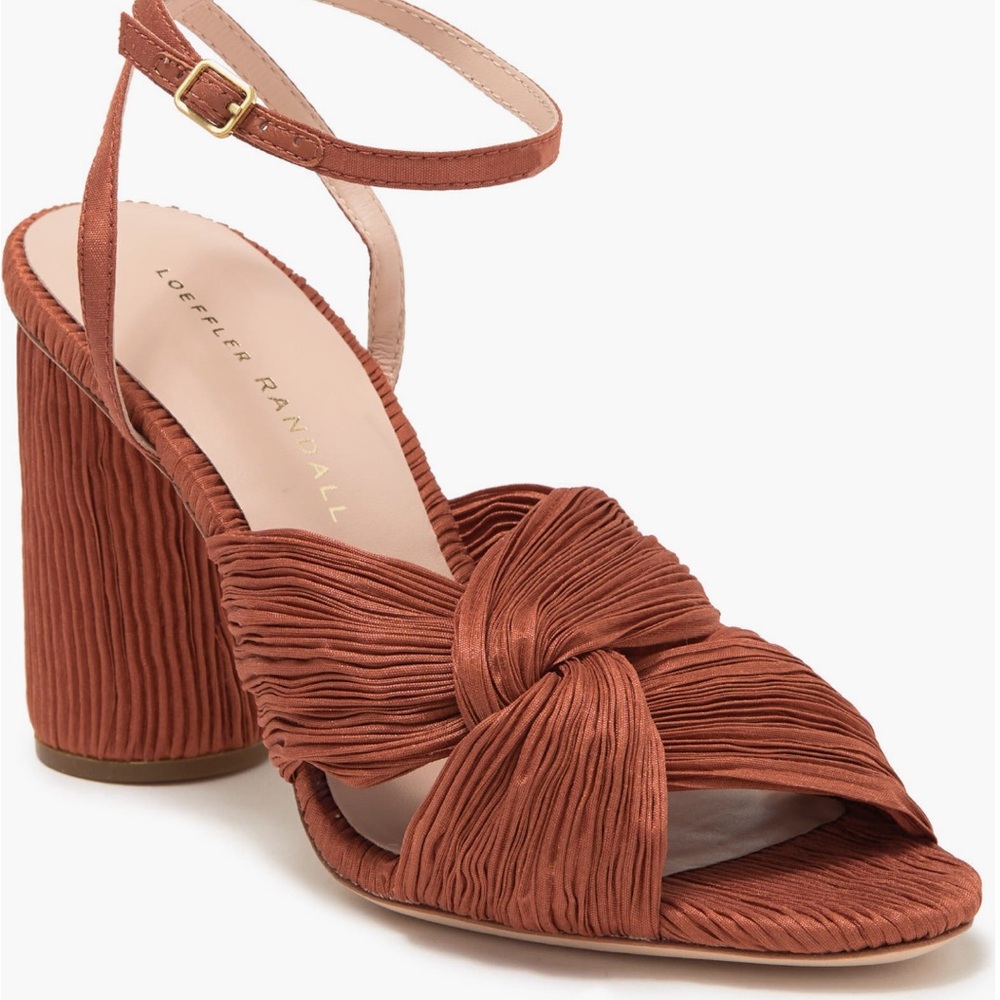 ISO: Lorffler Randall Plisse Reed Twist Heels in Terracotta Size 7
